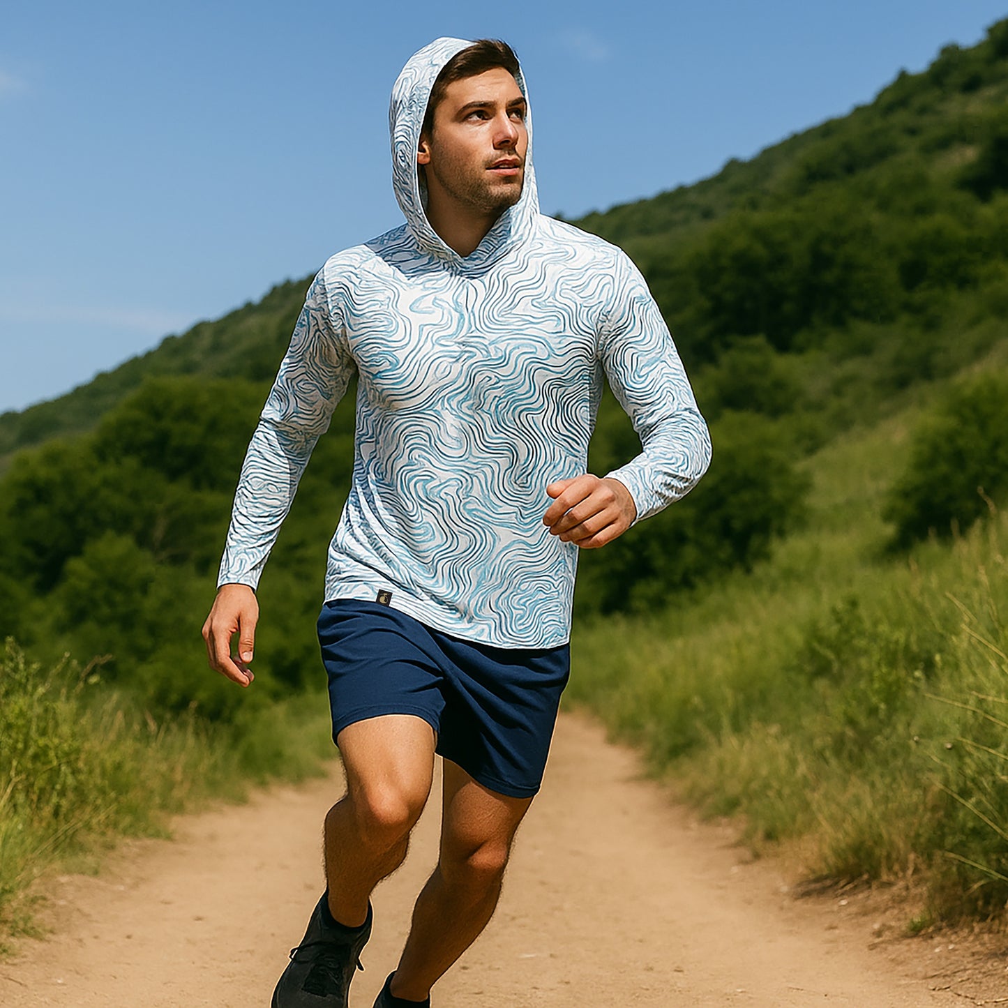 Hooded Sunshirt: Gore Range White